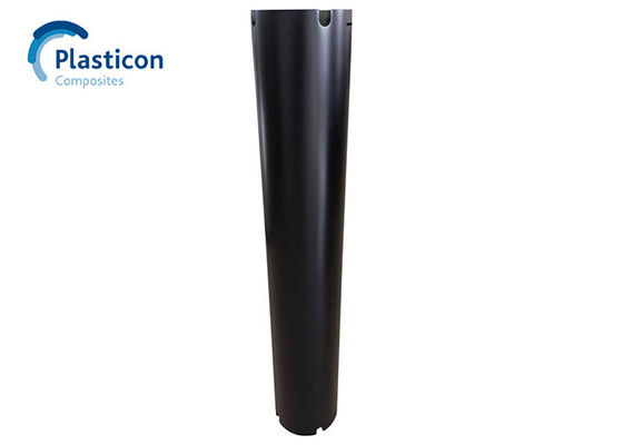 Tubo de FRP negro de 1 pulgada -24 pulgadas Tubo de plástico reforzado con fibra