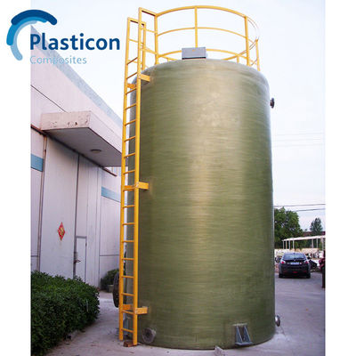 Tanque de plástico reforzado con vidrio duradero tanque de frp para tratamiento de agua