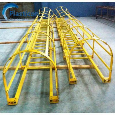 Compuestos de FRP pultrudo amarillo para cercas de escaleras