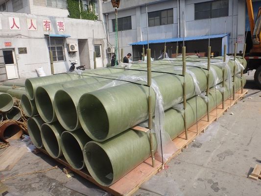 Conexión de enchufe longitud del tubo de FRP 1m-12m presión 50PSI-150PSI