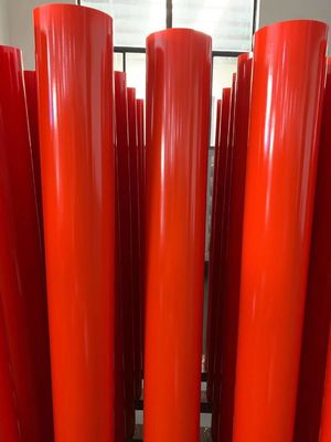 Tubo de aislamiento eléctrico de fibra de vidrio roja GRE Tubo aislado de contracción térmica