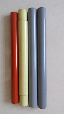 Tubo de fibra de vidrio a medida Tubo de aislamiento de alambre eléctrico gris naranja