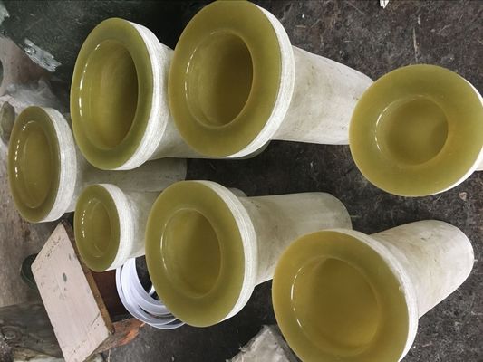 Flanca de tubería de plástico PN6-PN16 GRP con brida y molienda