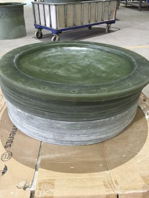 Cubierta de cámara de FRP verde reforzada con fibra de plástico Resistencia a los impactos