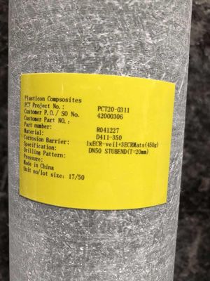 Flanca de FRP OEM con conexión estándar ANSI y parafusos