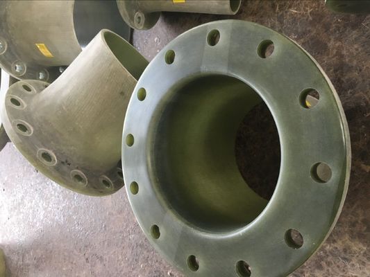 Flanca de plástico reforzada con fibra de vidrio GRP con conexión de pernos