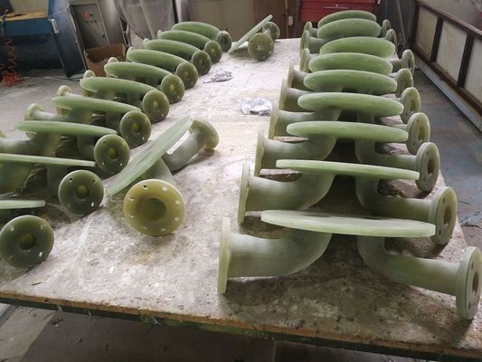 Flanges de plástico DN25 de resina de poliéster con conexión de pernos