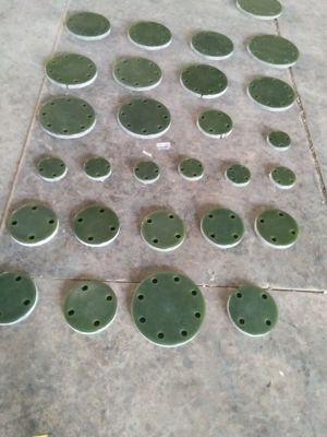 Flanca de fibra de vidrio RTP-1 con material de juntas EPDM de 120 grados
