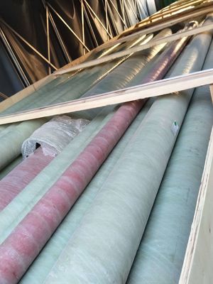 Conexión de enchufe de fibra de vidrio FRP 150PSI Fibra reforzada de plástico de tubería