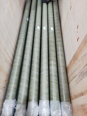Tubo GRP de grado industrial DN25 Tubo de línea de fibra de vidrio Bajo mantenimiento