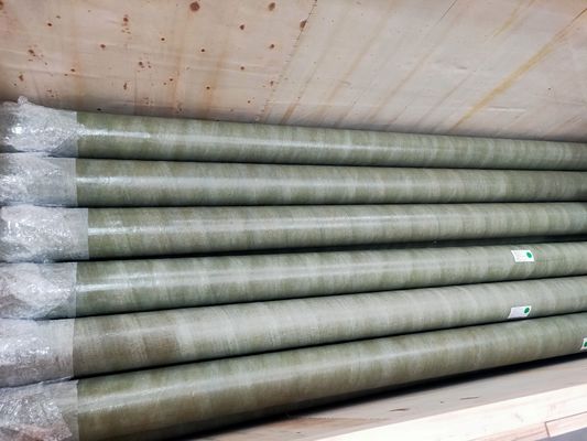 Tubo de fibra de vidrio revestido con gel para la construcción según la norma DIN ASME