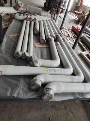 PN6-PN16 Tubo de plástico reforzado con fibra Tubo revestido con fibra de vidrio