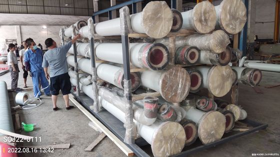 Resistencia a la corrosión Tubo GRP Fibra de vidrio Tubo de temperatura de 110 grados