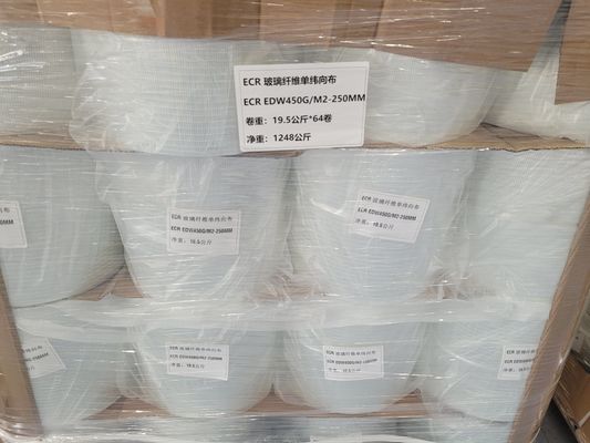 Tejido unidireccional de fibra de vidrio con recubrimiento de resina