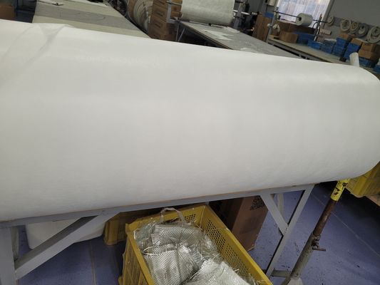 Protección superior de la superficie ECR de vidrio blanco de fibra de vidrio unidireccional